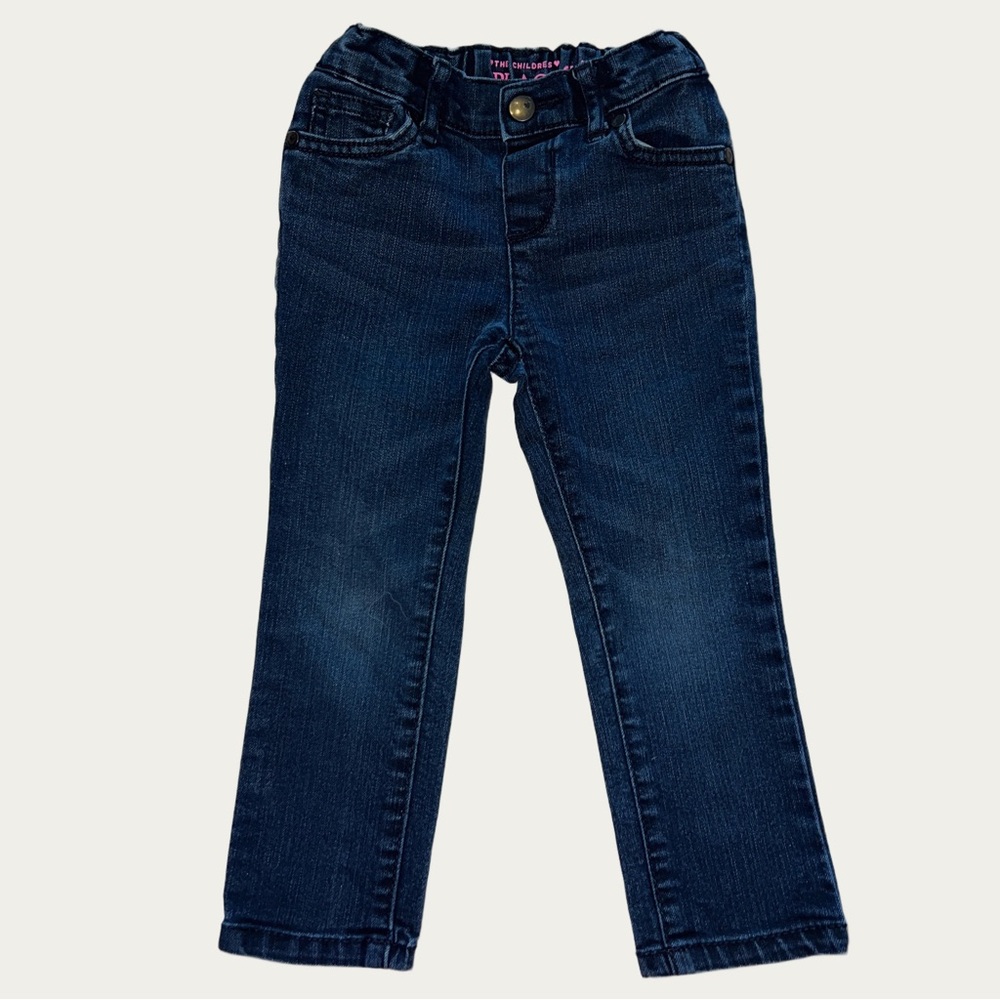 The Children's Place Navy Blue Super Stretch Girl’s Jeans‎ 4T
